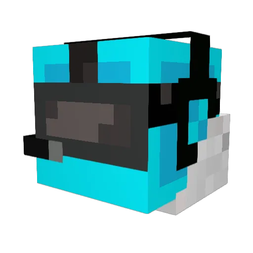 VRAndris Minecraft avatar head, 3D render
