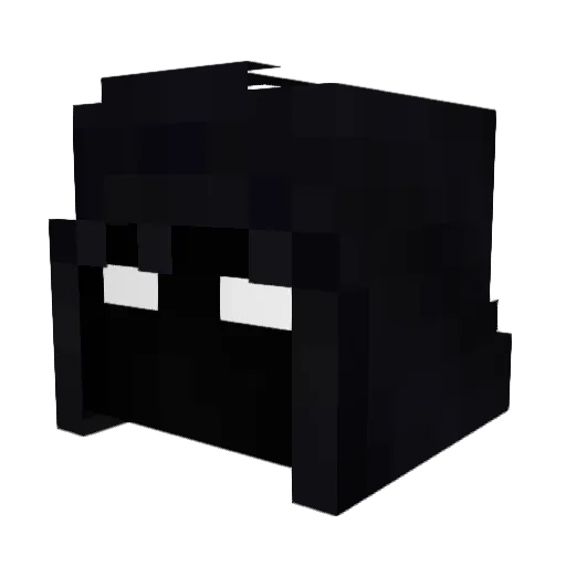 VRKidPvP Minecraft avatar head, 3D render