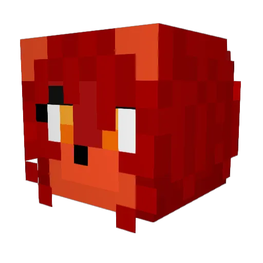 VR_N30 Minecraft avatar head, 3D render