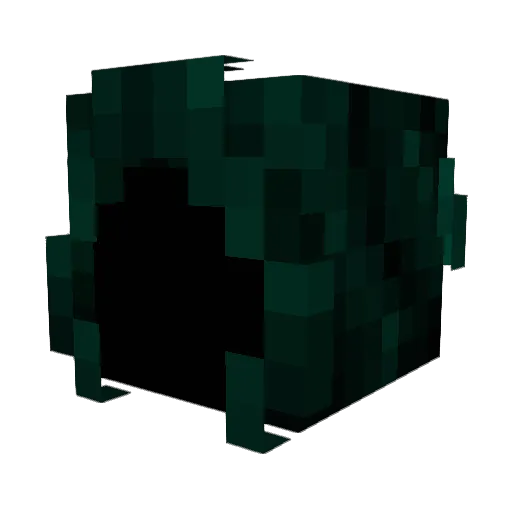 VSJChan Minecraft avatar head, 3D render
