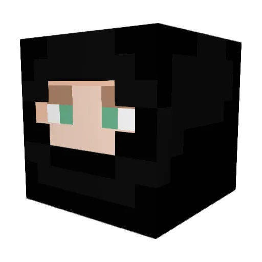 VS_GoL Minecraft avatar head, 3D render