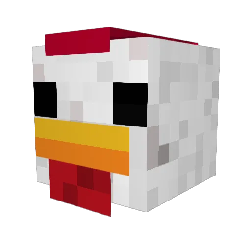 VSaucyyy Minecraft avatar head, 3D render