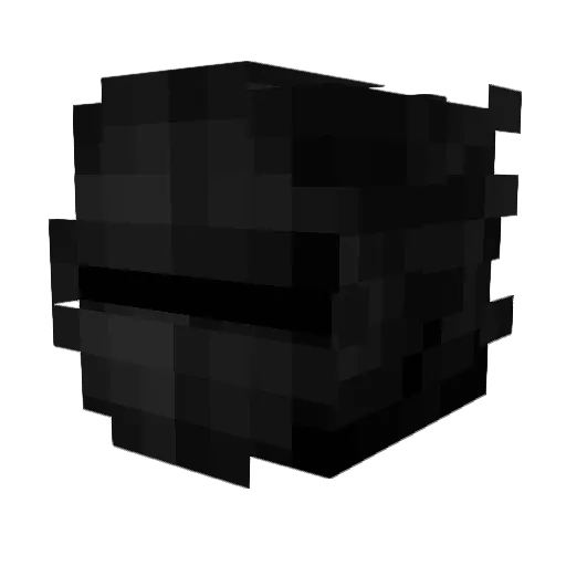 VTOLxZero Minecraft avatar head, 3D render