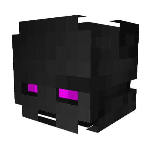 VTR Minecraft avatar head, 3D render