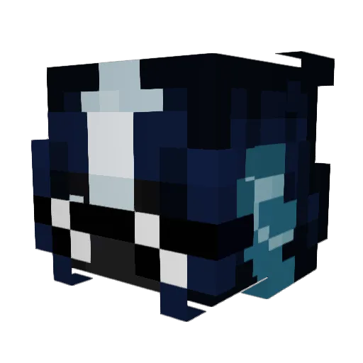 VV3NUS_ Minecraft avatar head, 3D render