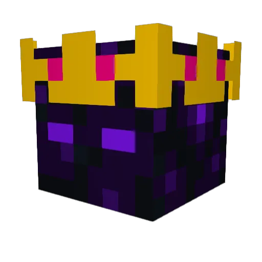 VVS_Luxe Minecraft avatar head, 3D render