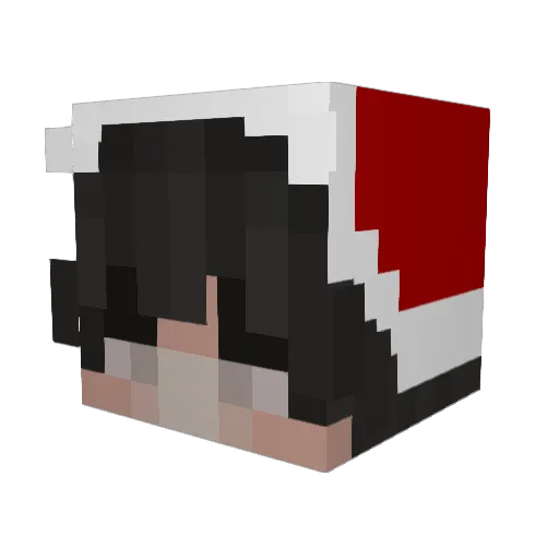 VVVID Minecraft avatar head, 3D render