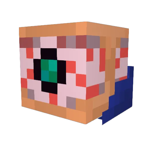 VVebby Minecraft avatar head, 3D render