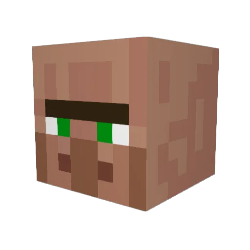 VVitya Minecraft avatar head, 3D render