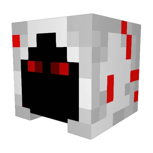 VWWood Minecraft avatar head, 3D render