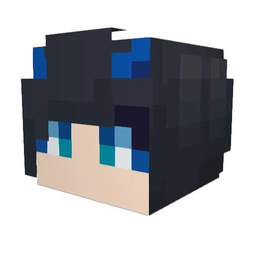 VXBESSS Minecraft avatar head, 3D render