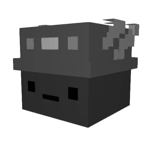 VXPESUH Minecraft avatar head, 3D render