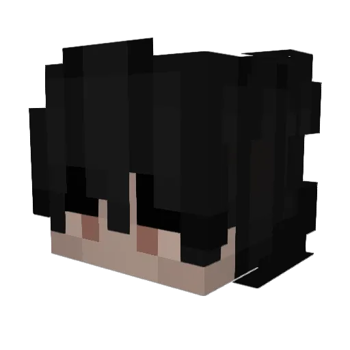 VXkaua Minecraft avatar head, 3D render