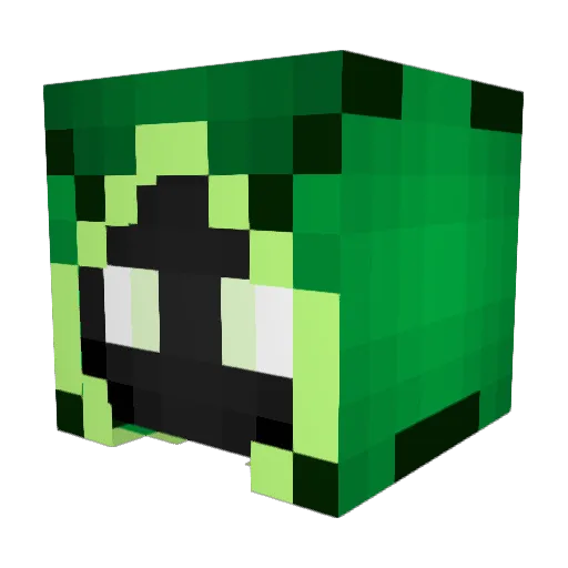 VYCanis Minecraft avatar head, 3D render