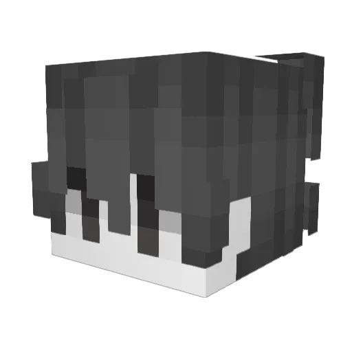 VZFP Minecraft avatar head, 3D render