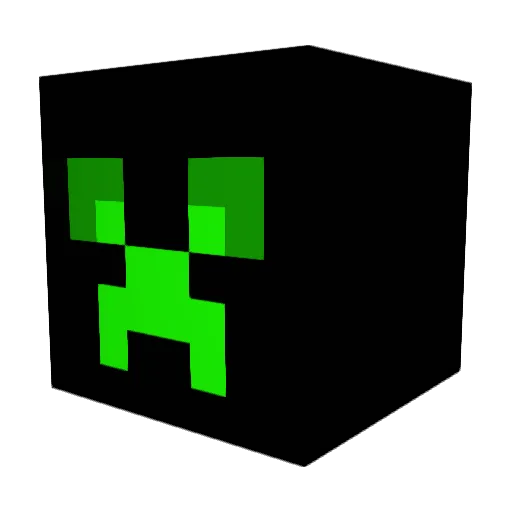 V_A_L_I Minecraft avatar head, 3D render