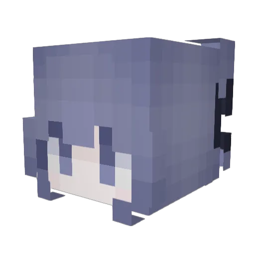 V_Ackerman Minecraft avatar head, 3D render