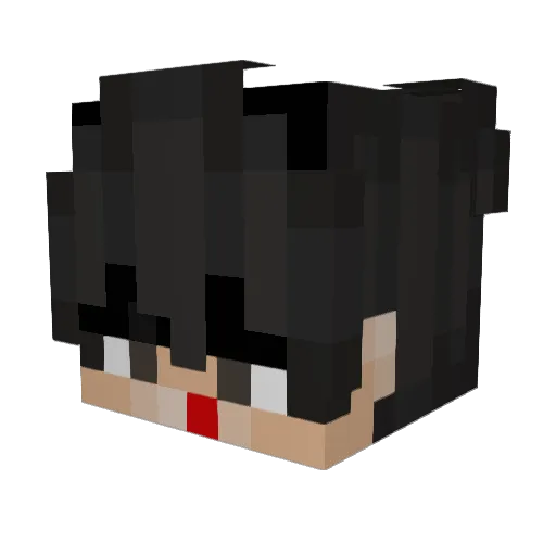 V_Gamer03 Minecraft avatar head, 3D render