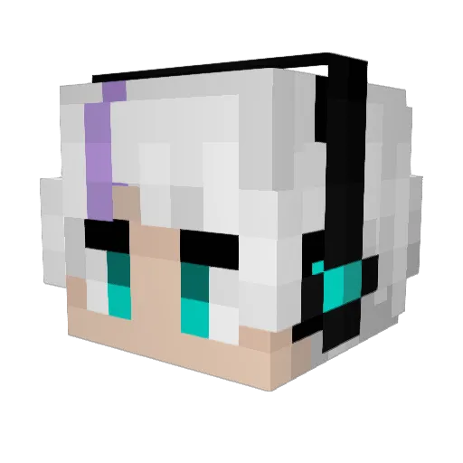 V_Khetaa Minecraft avatar head, 3D render
