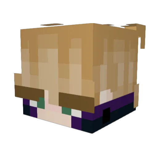 V_Rixxo Minecraft avatar head, 3D render
