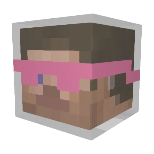 V_Severin_V Minecraft avatar head, 3D render