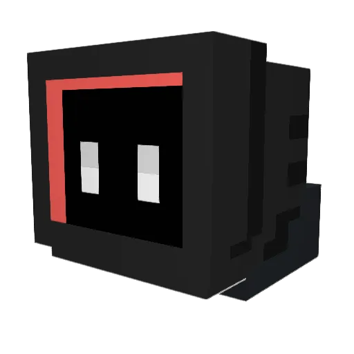 V_Squared_EXE Minecraft avatar head, 3D render