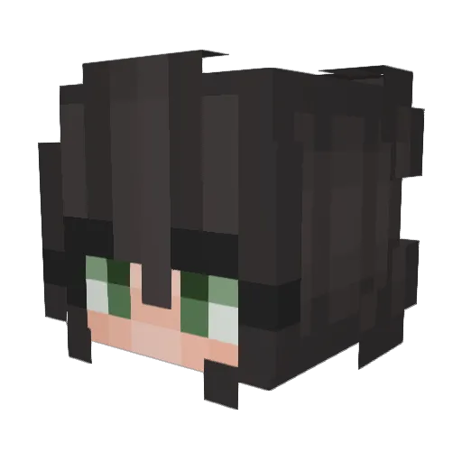 V_a_z_e Minecraft avatar head, 3D render