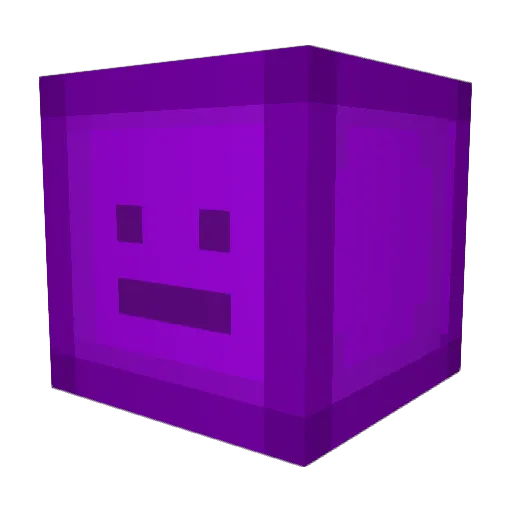 V_uf Minecraft avatar head, 3D render