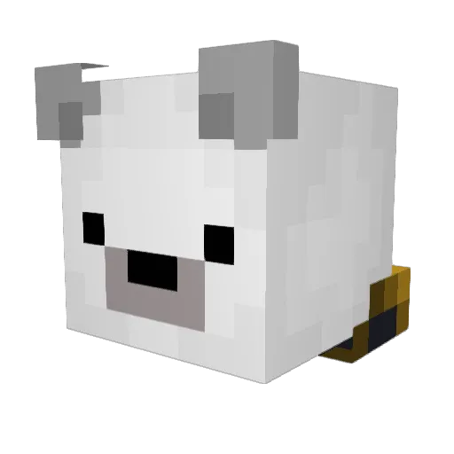 Va1enT1ne Minecraft avatar head, 3D render
