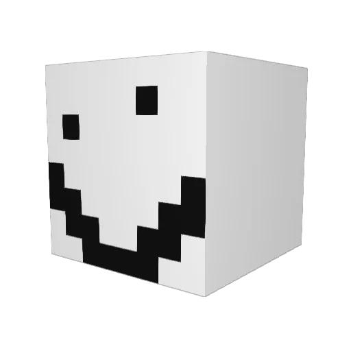VaXXoL Minecraft avatar head, 3D render