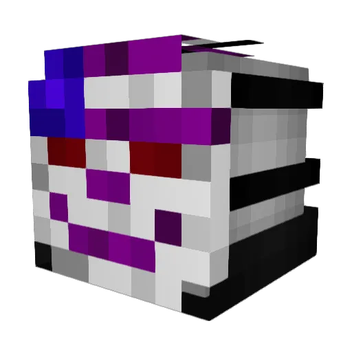 VaZeDesigns Minecraft avatar head, 3D render