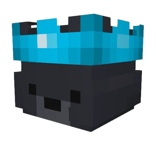 Vaars_ Minecraft avatar head, 3D render