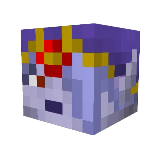 Vaatithewindmage Minecraft avatar head, 3D render