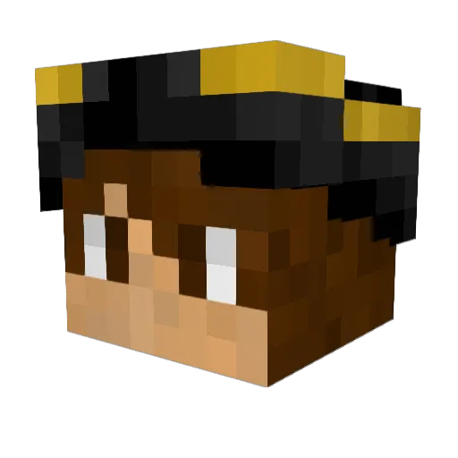 Vabene0312 Minecraft avatar head, 3D render