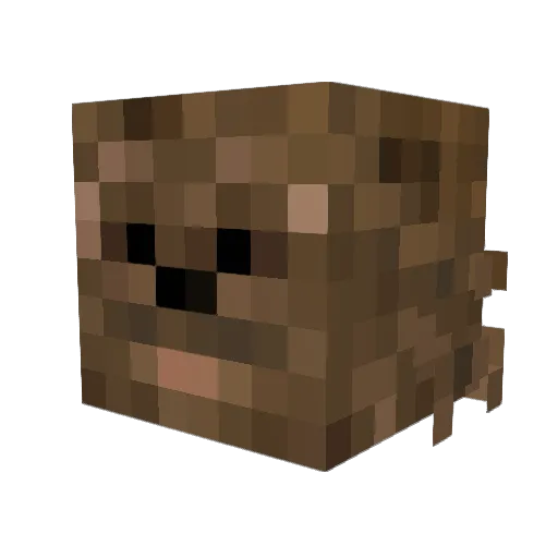 VacasAlSuelo Minecraft avatar head, 3D render