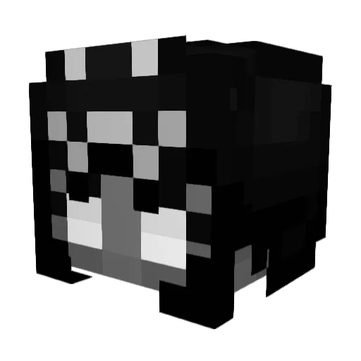 Vacav9 Minecraft avatar head, 3D render