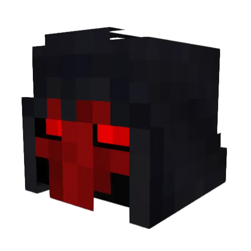 Vachrin Minecraft avatar head, 3D render