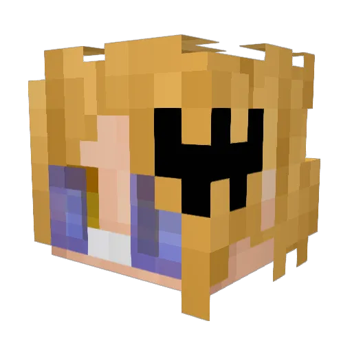 VacuumSpark5137 Minecraft avatar head, 3D render