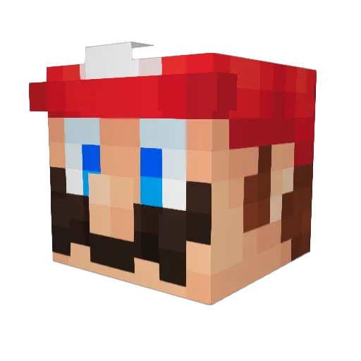 Vadas99 Minecraft avatar head, 3D render