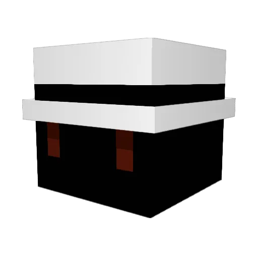 Vade231 Minecraft avatar head, 3D render