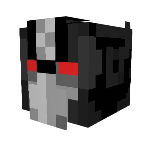 VaderJazz Minecraft avatar head, 3D render