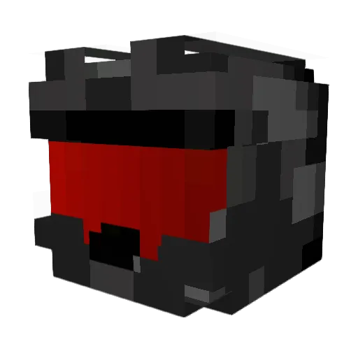 Vadere Minecraft avatar head, 3D render