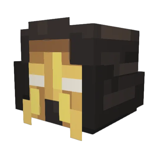 Vaderkon1 Minecraft avatar head, 3D render