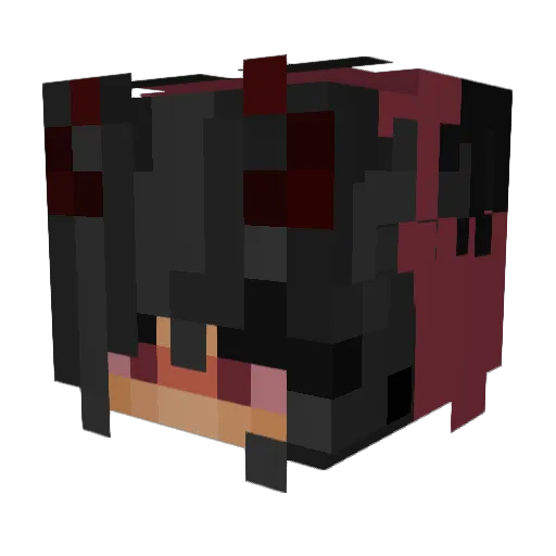 Vadgfx Minecraft avatar head, 3D render