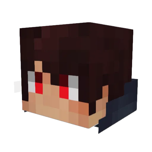Vadik38 Minecraft avatar head, 3D render