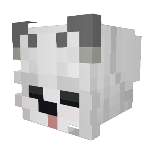VadimG_ Minecraft avatar head, 3D render