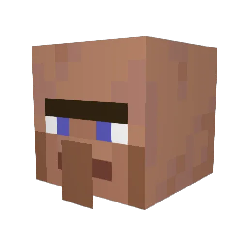 Vadiss Minecraft avatar head, 3D render