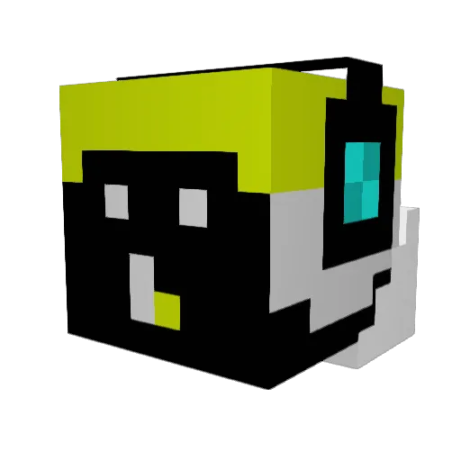 VadyhaMr Minecraft avatar head, 3D render