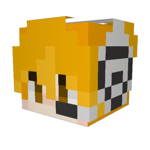 Vaelth_WBA Minecraft avatar head, 3D render