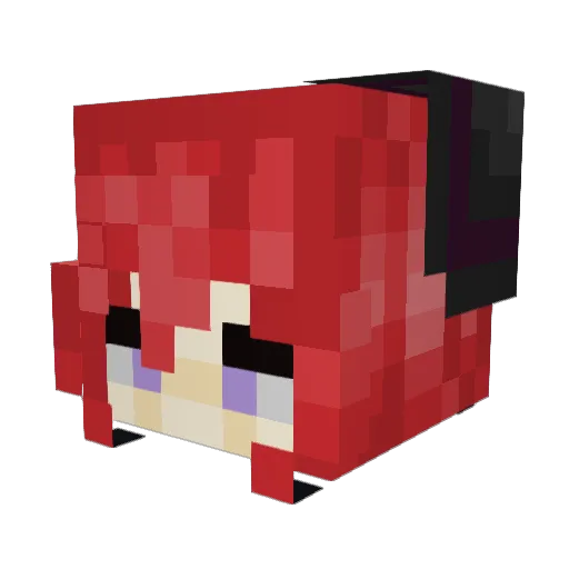 Vaetheys Minecraft avatar head, 3D render